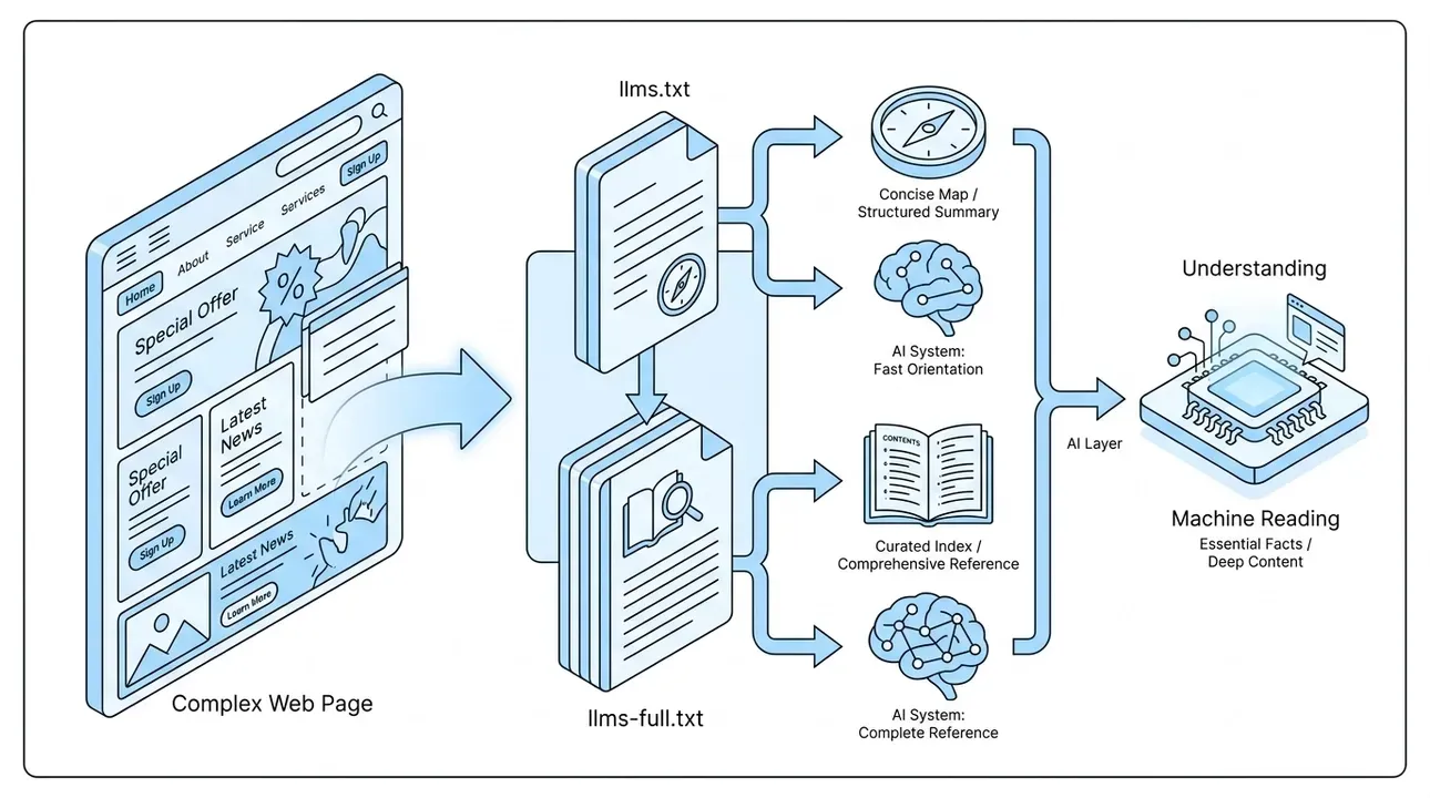 LLMs: Text file structures and their contents.