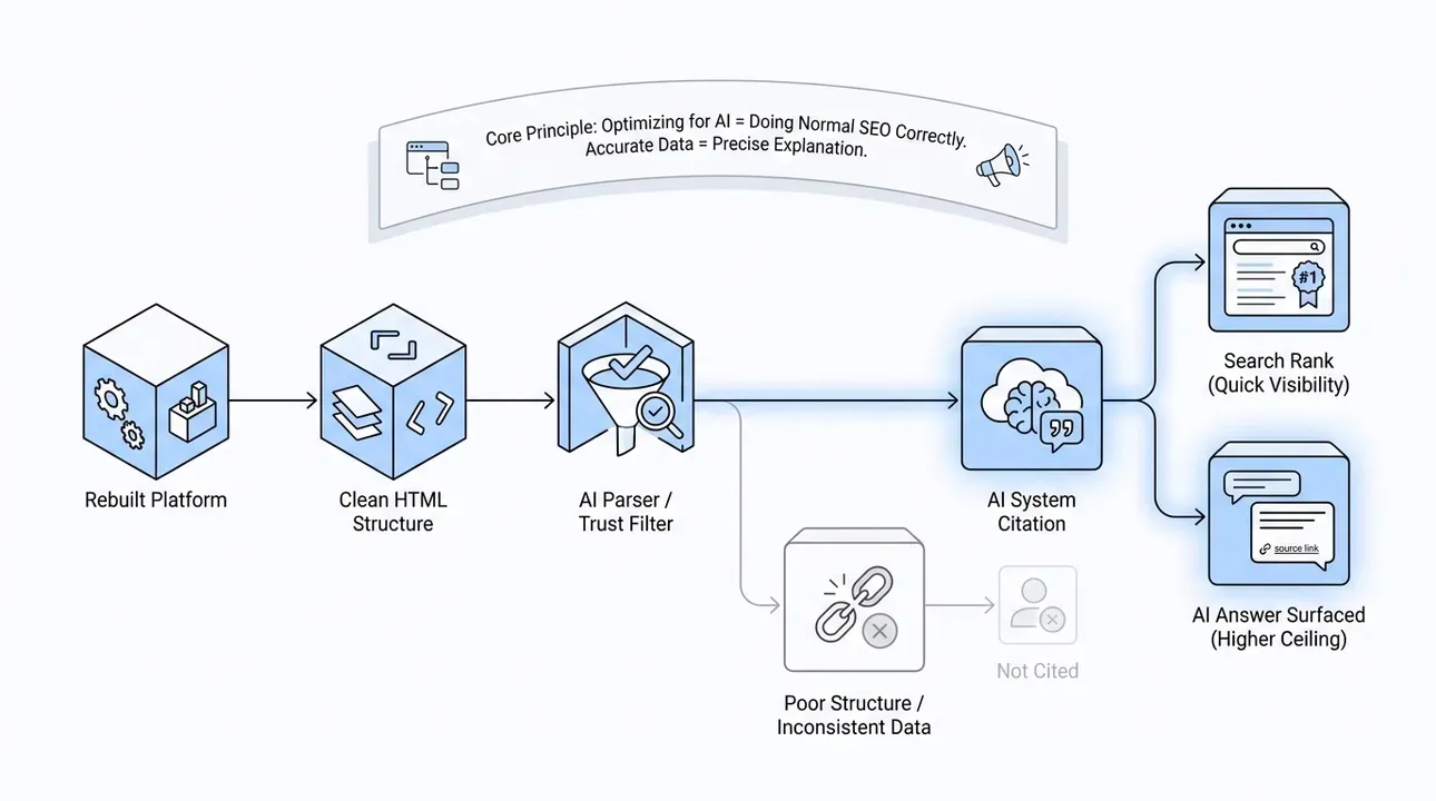 Technical SEO: The foundation for AI search visibility.