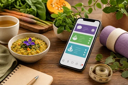 Health App wellness app hero image