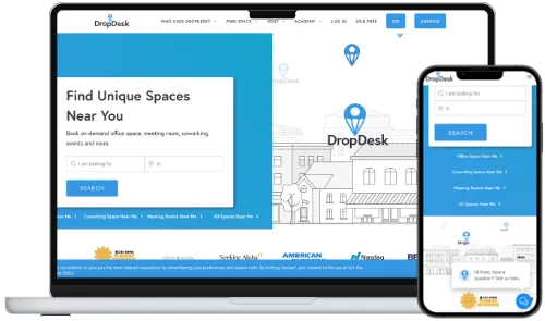 Coworking App section 1