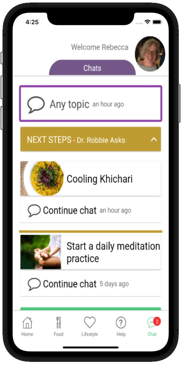Health App section 1